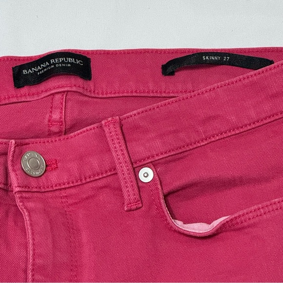Banana Republic - Skinny 27 Red Jeans - Picture 2 of 5